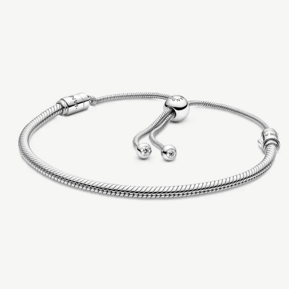 NEW Pandora Snake Chain Slider Bracelet